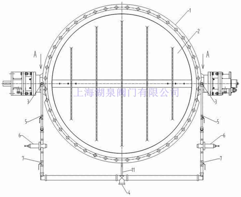 高溫通風蝶閥D341H、D341W